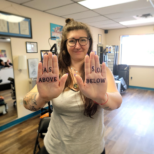 Explore manifestation tattoo ideas, creative tattoo ideas in Traverse City, available at Pinups & Needles