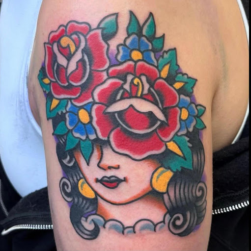 Explore heath ledger joker tattoo ideas, creative tattoo ideas in Birmingham, available at Classic 13 Tattoo