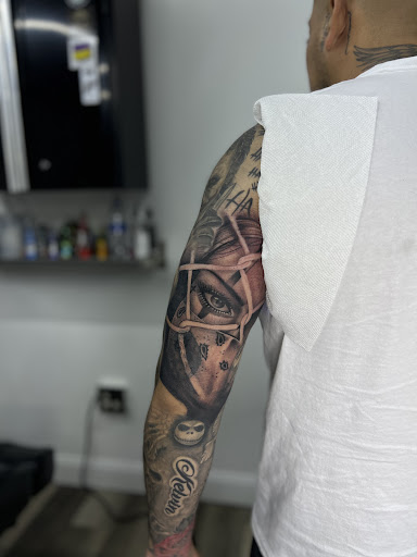 Explore cycling tattoo ideas, creative tattoo ideas in Mauldin, available at Fanatink Tattoo