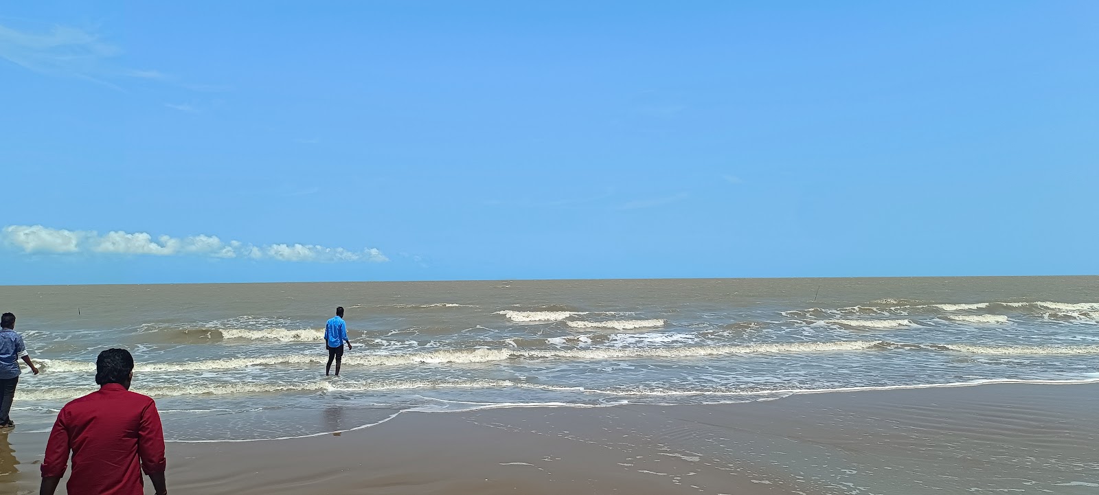 Foto av Kodikkarai Beach och bosättningen