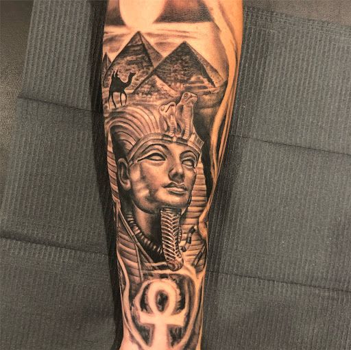 Explore irish sleeve tattoo ideas, creative tattoo ideas in Sarasota, available at SEVEN SINS Tattoo Studio