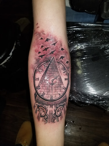 Explore dark art tattoo ideas, creative tattoo ideas in Sumter, available at LegendaryArt,LLC ,Tattoo Shop