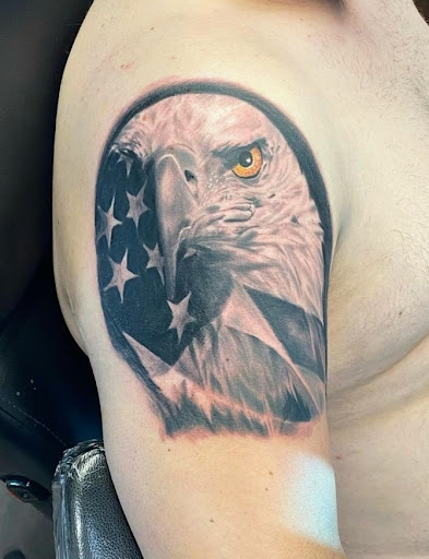 Explore tattoo on shoulder ideas, creative tattoo ideas in Spokane, available at Feel Good Ink