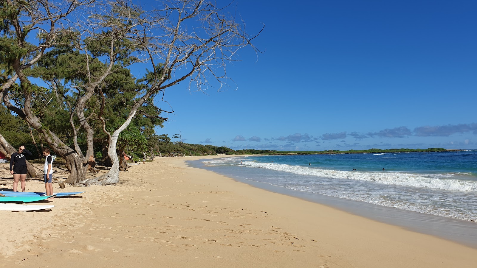 Moku'Auia Beach的照片 带有碧绿色纯水表面