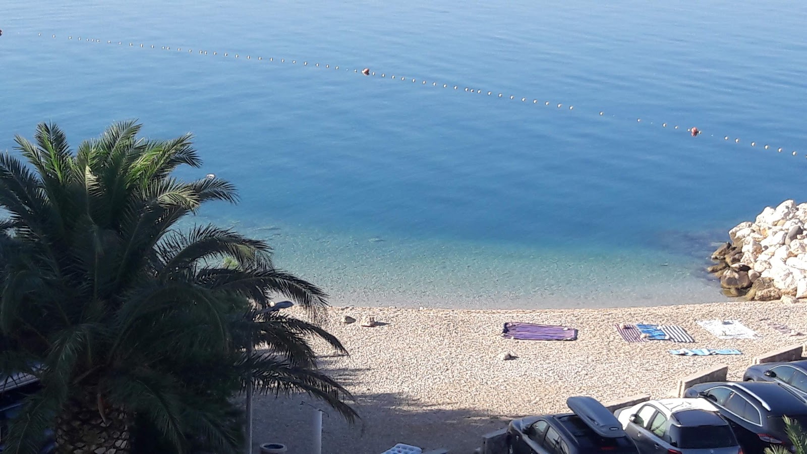 Foto av Biokovo beach med lätt sten yta