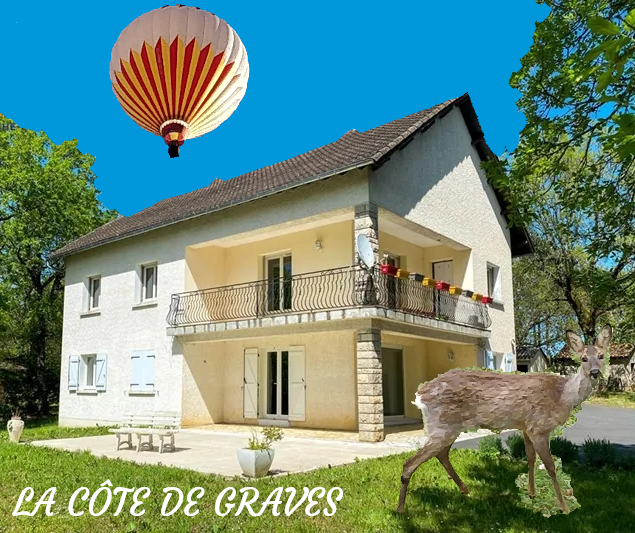 GÎTE LA CÔTE DE GRAVES à Villefranche-de-Rouergue (Aveyron 12)