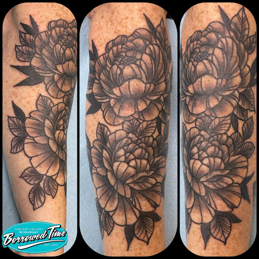 Explore ronin tattoo ideas, creative tattoo ideas in Mckinney, available at Borrowed Time Fine Art Gallery Tattoo Shop