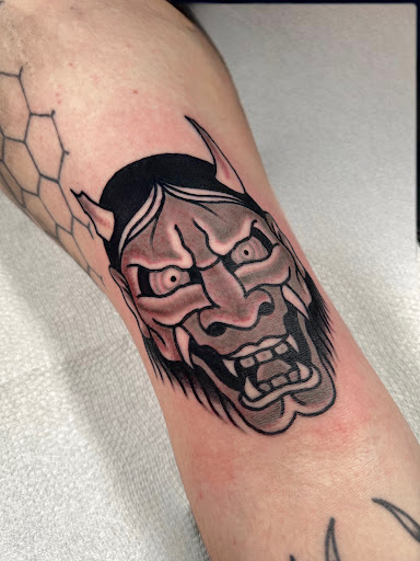 Explore character tattoo ideas, creative tattoo ideas in Johnson City, available at Gold Cross Tattoo Co.