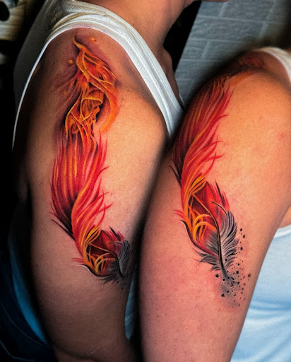 Explore mikasa tattoo ideas, creative tattoo ideas in San Antonio, available at Ink & Iron Tattoos & Piercings