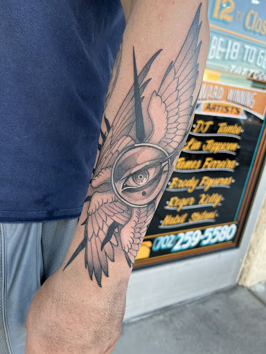 Explore tropical tattoo ideas, creative tattoo ideas in Las Vegas, available at Bad Apple Tattoo