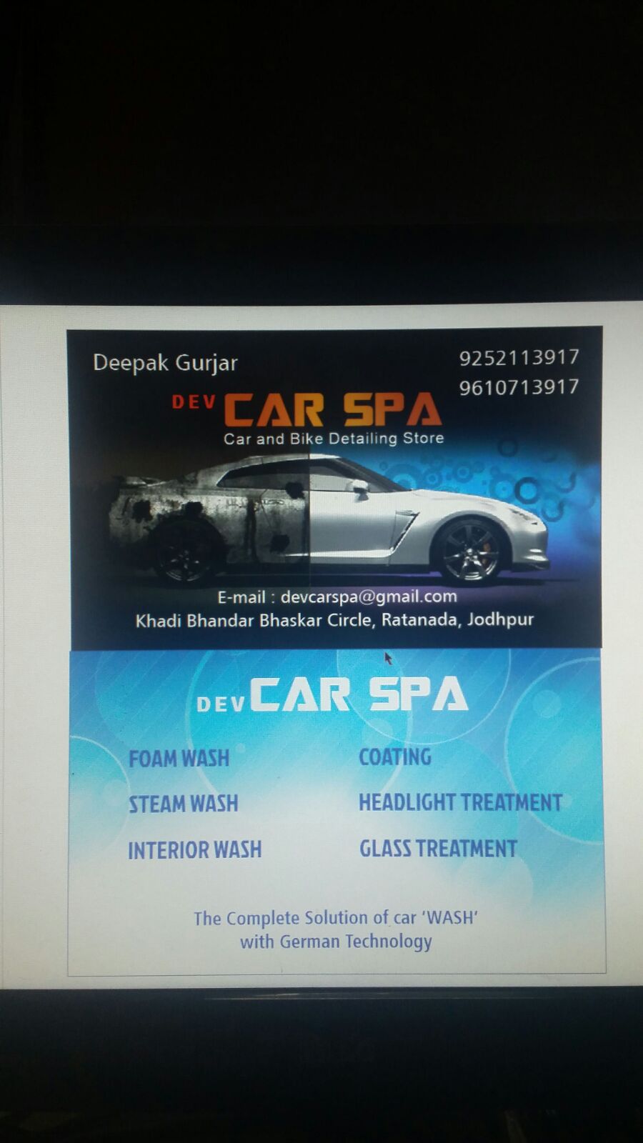 Dav car spa