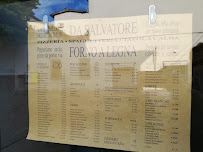 Pizzeria da Salvatore à Florence carte