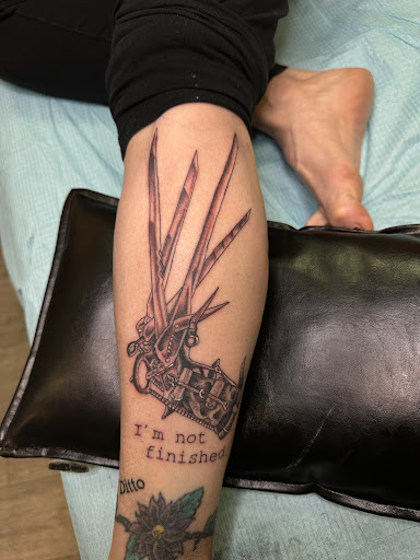 Explore everything happens for a reason tattoo ideas, creative tattoo ideas in Red Bank, available at Front Street Tattoo