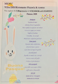 Villa INN Ristorante Pizzeria & rooms à Villaperuccio menu