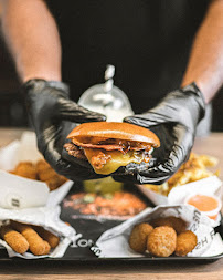 Hamburger du Restaurant de hamburgers Black & White Burger Créteil Soleil à Créteil - n°15