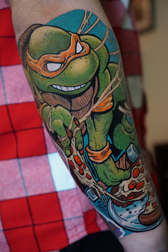 Explore ladies tattoo sleeve ideas, creative tattoo ideas in Brooklyn, available at Don Vano by the Verrazzano