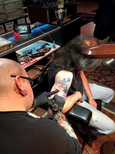 Explore leg tattoo placement ideas, creative tattoo ideas in Rockford, available at Euro Tattoo