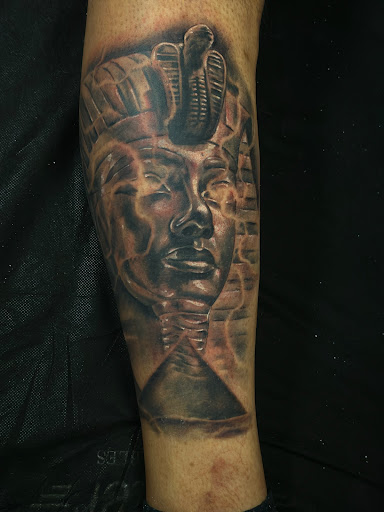 Explore arm tattoo sleeve ideas, creative tattoo ideas in Huntsville, available at Art-I-Facts Tattoo Gallery