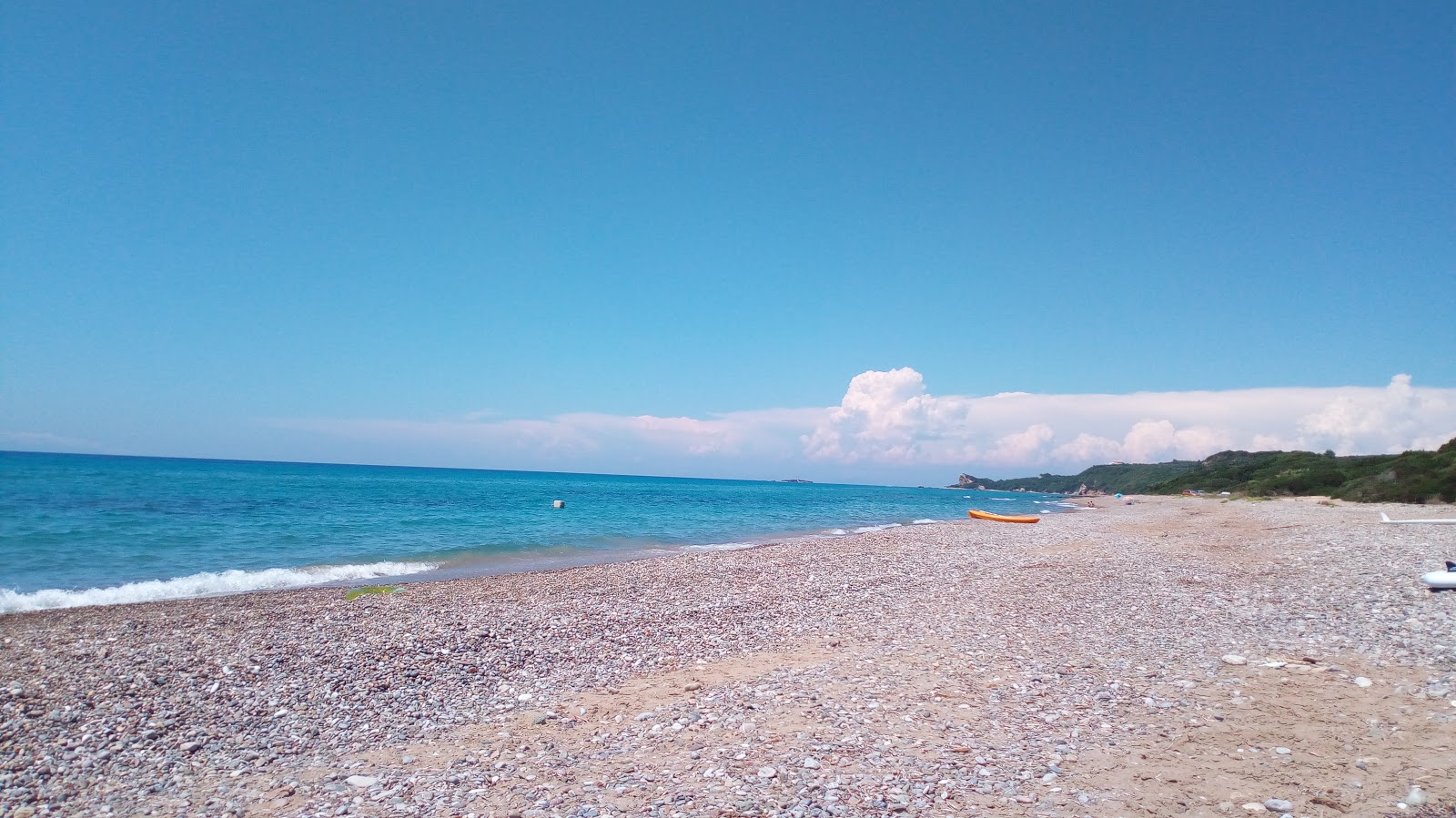 Fotografija Kastro Killinis z rjavi pesek površino