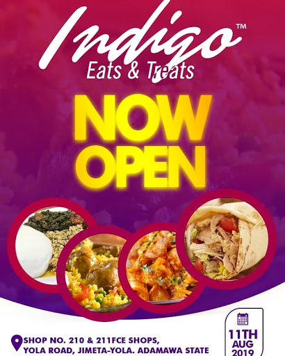 Indigo Eats & Treats, Shop 210 & 211 FCE shops, Yola Road, Jimeta, Yola, Nigeria, Diner, state Adamawa