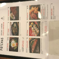 Menu du Potcha5 à Paris