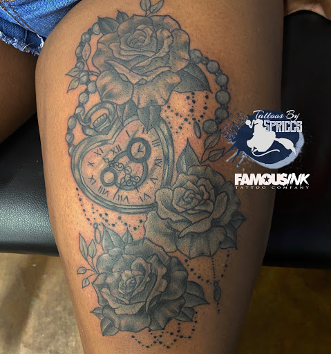 Explore bee tattoo ideas for guys, creative tattoo ideas in Hammond, available at Famous Ink, Inc.