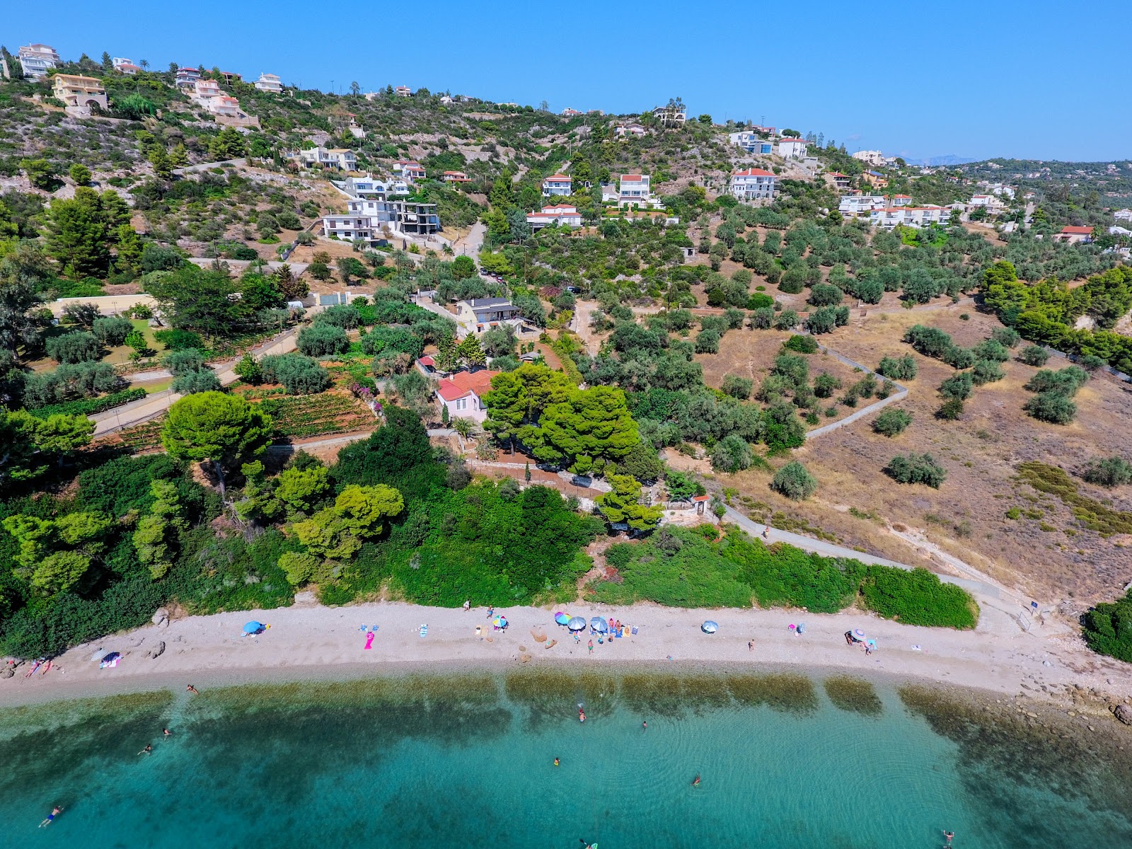 Fotografija Vougiouklaki beach z visok stopnjo čistoče