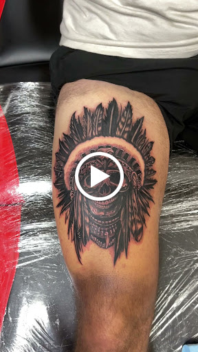 Explore barney tattoo ideas, creative tattoo ideas in San Diego, available at Wylde Sydes Tattoo & Body Piercing