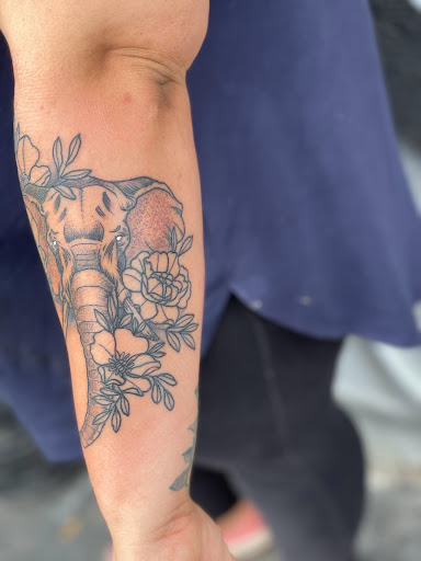 Explore insanity tattoo ideas, creative tattoo ideas in Goose Creek, available at Red Kirin Tattoo