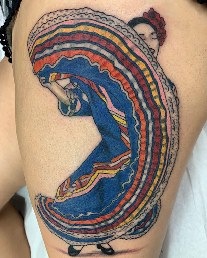 Explore namaste tattoo ideas, creative tattoo ideas in Albuquerque, available at Tattoosbyfrankieg