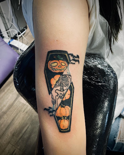 Explore butterfly shoulder tattoo ideas, creative tattoo ideas in Cheyenne, available at The T.R.I.B.E. Zoo, LLC Tattoo