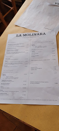 Trattoria La Molinara à Verona menu