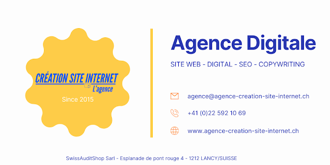 Agence création site Internet Genève - Webdesigner
