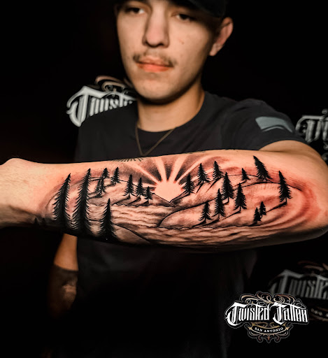 Find best friend/sister tattoo ideas for your next unique tattoo in San Antonio at Twisted Tattoo