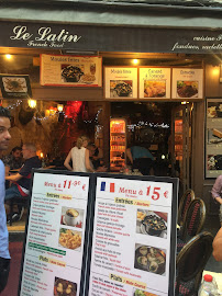 Restaurant Le Latin à Paris (le menu)