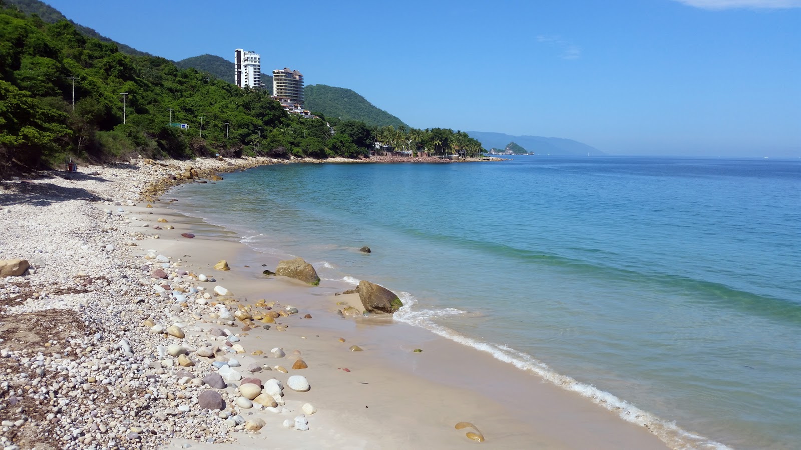 Fotografija Palmares beach z prostorna obala