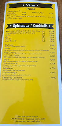 Charlie's Fish & Chips and Burgers à Antibes carte