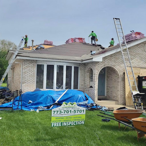 Roofing Contractor «New Edge Improvement Roofing Companies Chicago», reviews and photos, 7151 W Belmont Ave, Chicago, IL 60634, USA