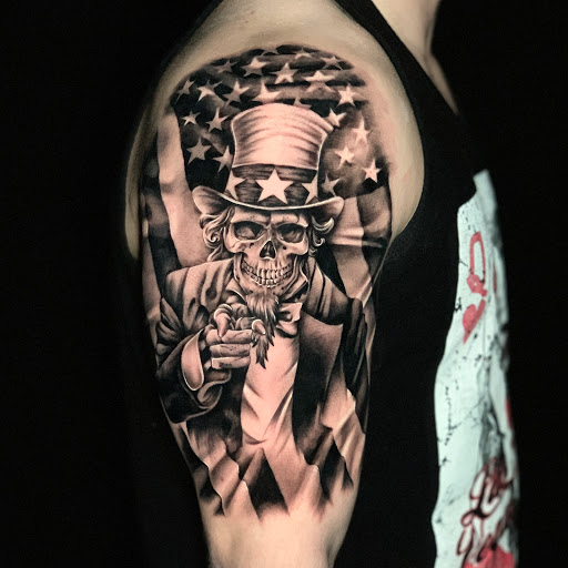 Explore kappa alpha psi tattoo ideas, creative tattoo ideas in Corona, available at Crop Circles Tattoo Studio