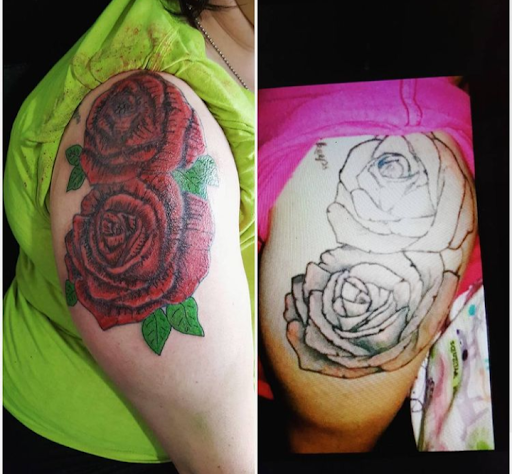 Explore men's back shoulder tattoo ideas, creative tattoo ideas in Owosso, available at Twisted ink tattoo