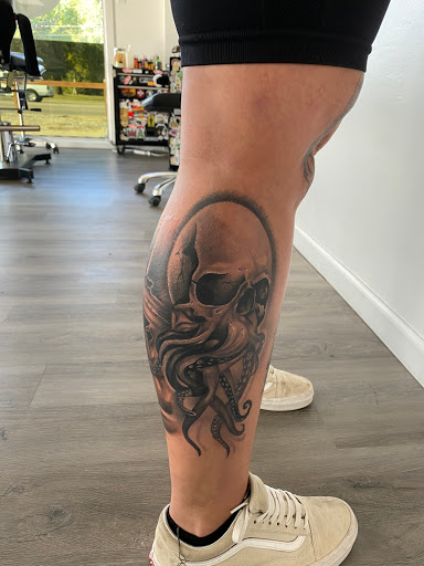 Explore heart tattoo cover up ideas, creative tattoo ideas in Belleville, available at Dark Horse Tattoo Company, LLC