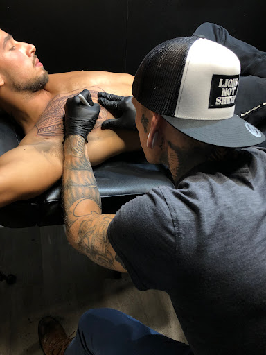 Explore angel tattoo sleeve ideas, creative tattoo ideas in West Palm Beach, available at DynamiQ Ink