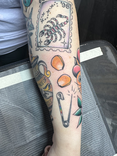 Explore april birthday tattoo ideas, creative tattoo ideas in Erie, available at Lake Effect Tattoo Parlour