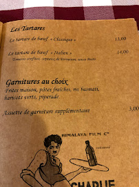 La Terrasse de Figeac à Figeac menu