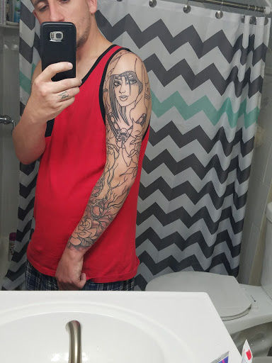 Explore large cover up tattoo ideas female, creative tattoo ideas in Odenton, available at Naked Art Tattoos