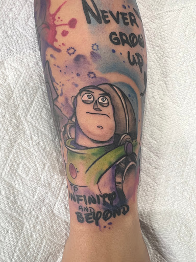 Explore mechanical tattoo sleeve ideas, creative tattoo ideas in Cincinnati, available at Inkflow Tattoo Studio