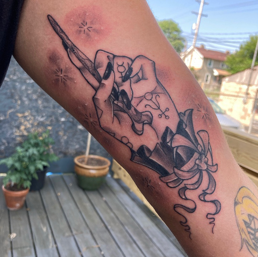 Explore jesus name tattoo ideas, creative tattoo ideas in Columbus, available at Amenti Tattoo Studio. LLC (Appointment Only)