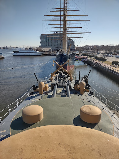 Cruiser Olympia and Submarine Becuna