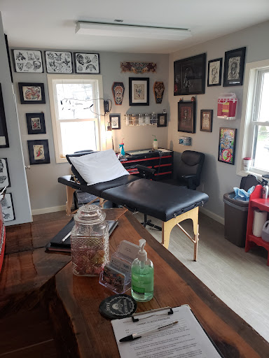 Explore full head tattoo ideas, creative tattoo ideas in Wilton, available at Where Eagles Dare Custom Tattoo