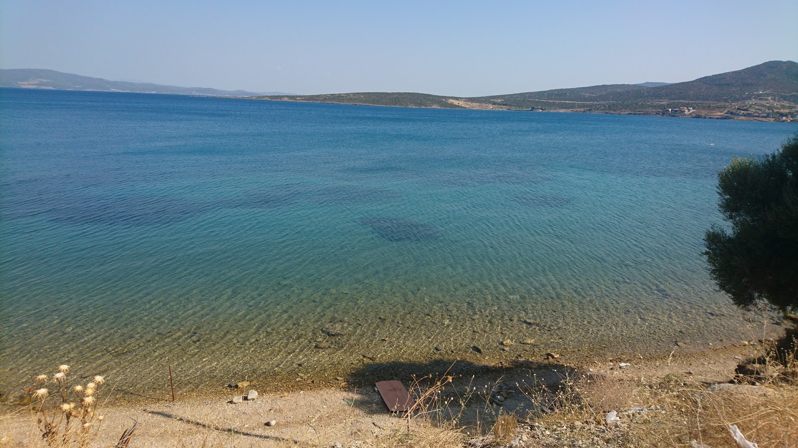 Valokuva Huzur Kamp Beachista. pinnalla turkoosi puhdas vesi:n kanssa